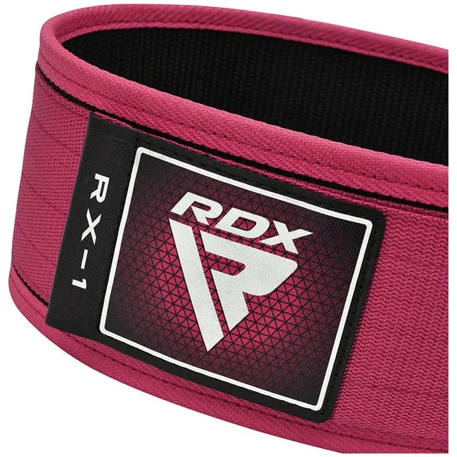 Пояс для тяжелой атлетики RDX RX1 Weight Lifting Belt PINK