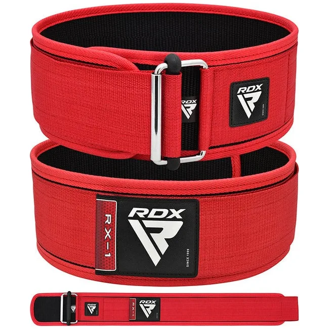 Пояс для тяжелой атлетики RDX RX1 Weightifting Belt RED