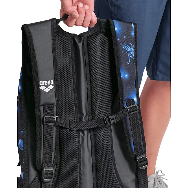 Рюкзак Arena FASTPACK 3.0 ALLOVER 40L темно-синий 54x36x27 см