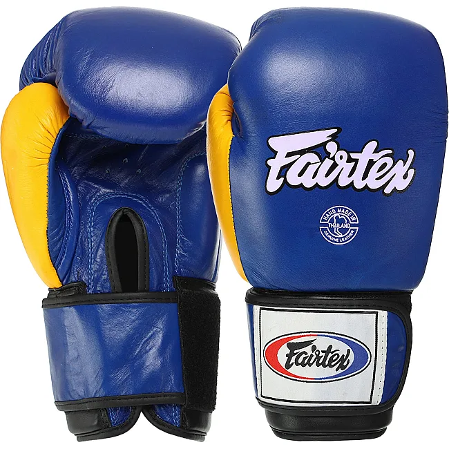 Рукавички для боксу


 шкіряні FAIRTEX
 FTX065 (Синьо-жовтий)