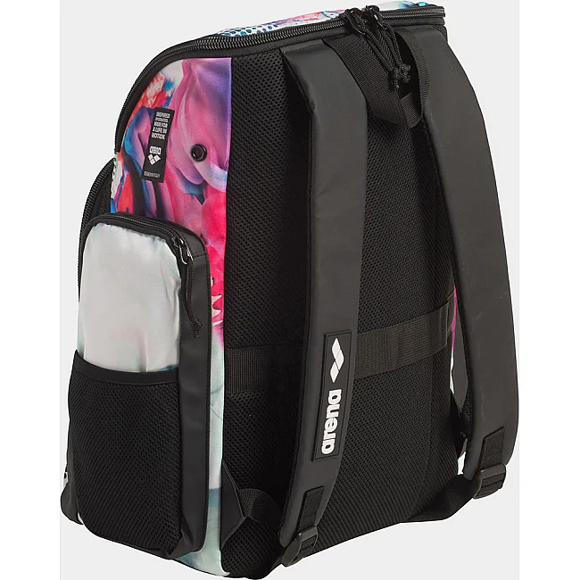 Спортивный рюкзак Arena SPIKY III BACKPACK 35 ALLOVER 35L черный, белый, голубой 30x23x46 см