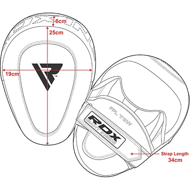 Боксерские лапы RDX Gel Focus