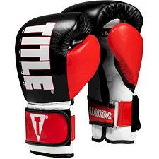 Cнарядные перчатки Title Enforcer Heavy Black Red
