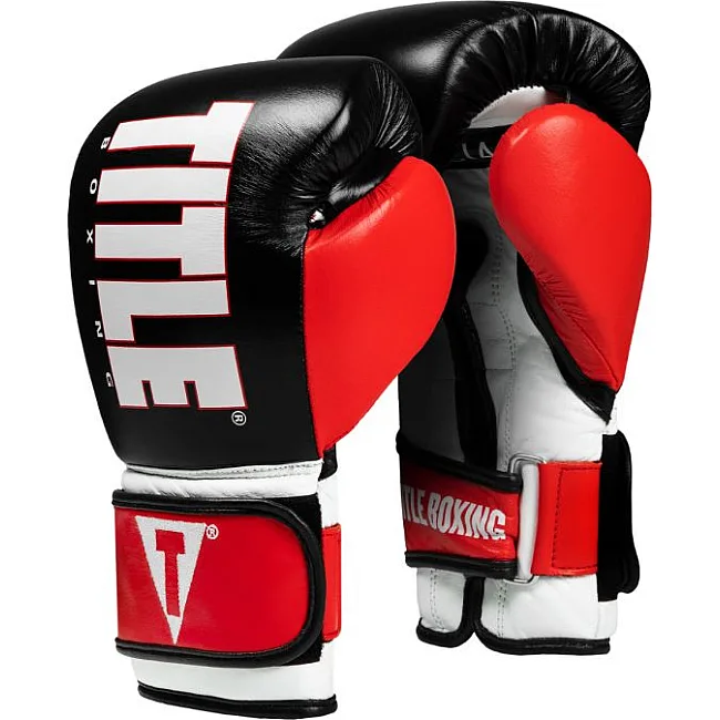 Cнарядні рукавиці Title Enforcer Heavy Black Red