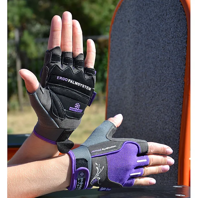 Фитнес перчатки POWER SYSTEM PS-2570 Woman’s Power женские Purple