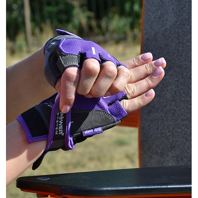 Фитнес перчатки POWER SYSTEM PS-2570 Woman’s Power женские Purple