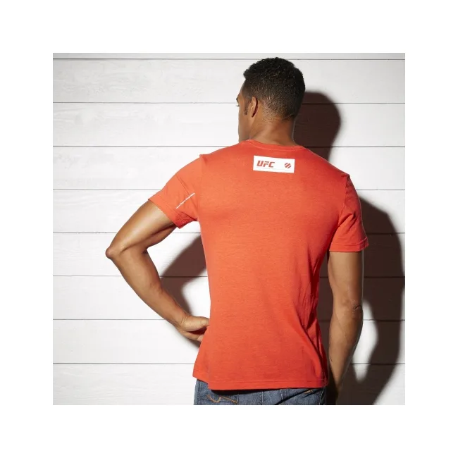 Футболка Reebok UFC Fan Triblend Tee Riot Red
