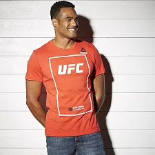 Футболка Reebok UFC Fan Triblend Tee Riot Red
