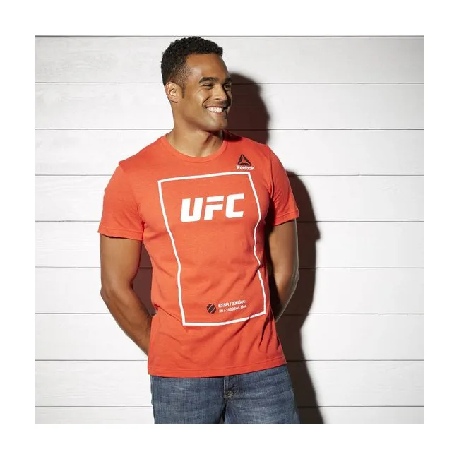 Футболка Reebok UFC Fan Triblend Tee Riot Red