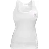 Майка женская Bad Girl Ribbed Vest White-Purple