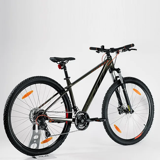 Горный велосипед KTM CHICAGO 292 29" рама XL/53, матовый черный (оранжевый), 2022