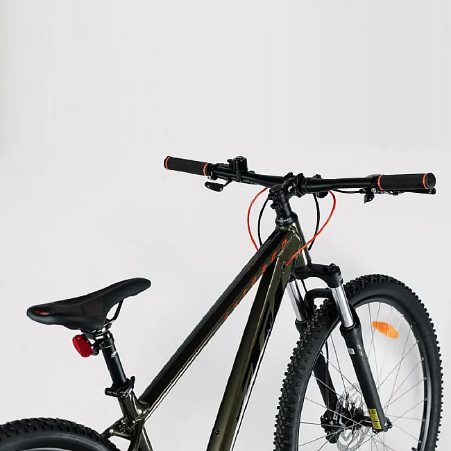 Горный велосипед KTM CHICAGO 292 29" рама XL/53, матовый черный (оранжевый), 2022