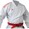 Кимоно для ката Adidas Shori с красными полосами на плечах (белый) Adidas K999ST
