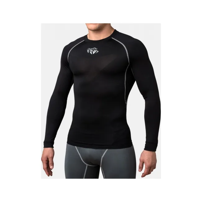Компрессионная футболка Peresvit Air Motion Black Grey Long Sleeve