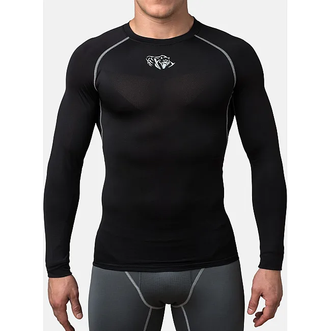 Компрессионная футболка Peresvit Air Motion Black Grey Long Sleeve