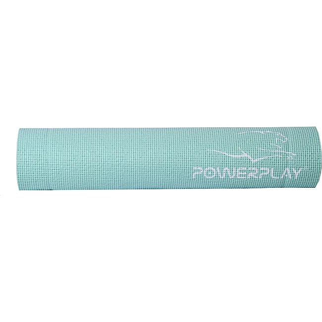 Коврик для йоги POWERPLAY 4010 PVC М'ятный (173x61x0.6)