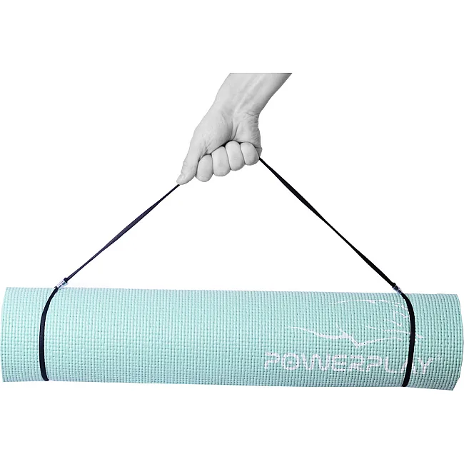 Коврик для йоги POWERPLAY 4010 PVC М'ятный (173x61x0.6)