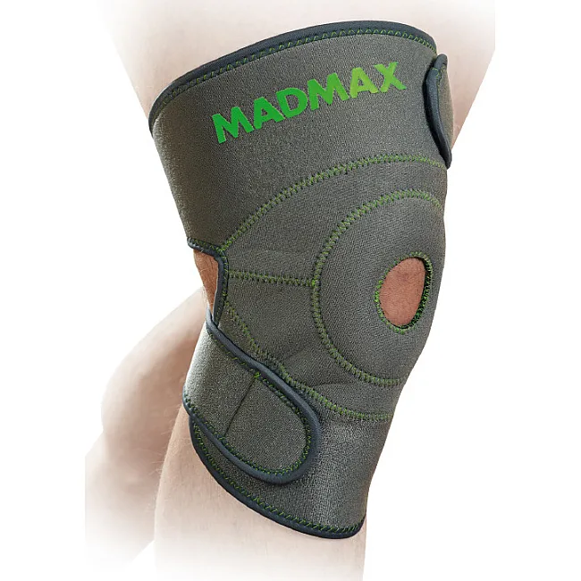 Наколінник-бандаж MADMAX MFA-295 Zahoprene Universal Dark Grey/Green (1шт)