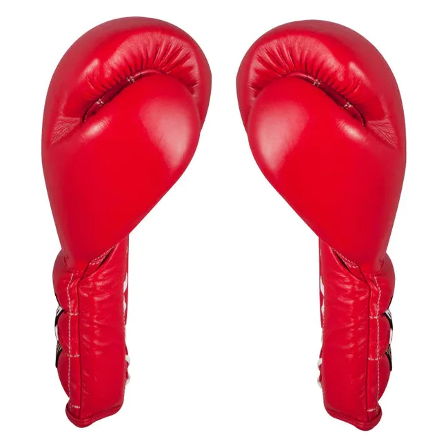 Перчатки для бокса CLETO REYES Leather with Lace Red