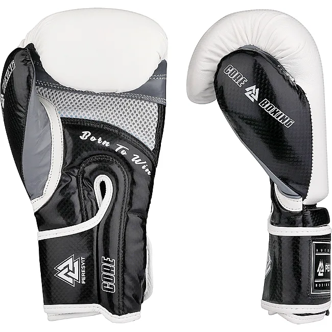 Перчатки для бокса PERESVIT Core White Black & Grey