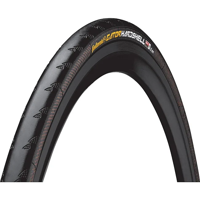Покрышка на велосипед CONTINENTAL Gator Hardshell, 27x1 1/4, 32-630, черная, не складная, Hardshell, Skin, 450гр.