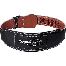 Пояс для становой тяги POWERPLAY 5085 черно-коричневый