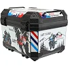 Центральный кофр задний для мотоцикла пластиковый Adventure JUHAO H-45-3 1шт 42x34x30см (Черный)