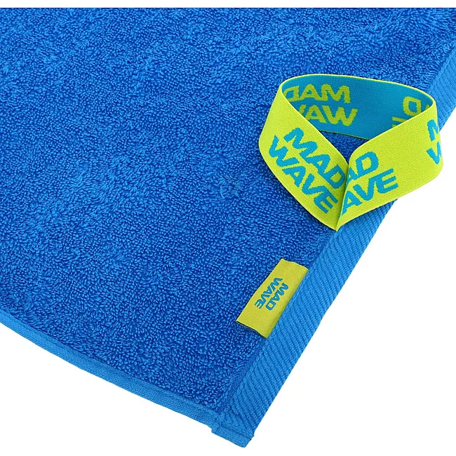 Спортивное полотенце из микрофибры MADWAVE COTTON SOFT TERRY M0762011 (Синий)