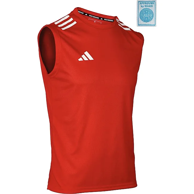 Майка для кікбоксингу Adidas Kick Light Sleeveless (червоний) AdiWAKOST1