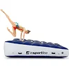 Надувной коврик гимнастический inSPORTline Airincline 200x200 см, бело-синий