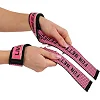 Лямки для тяги LIFTING STRAP LiveUp LP8756 2шт (Розовый-черный)