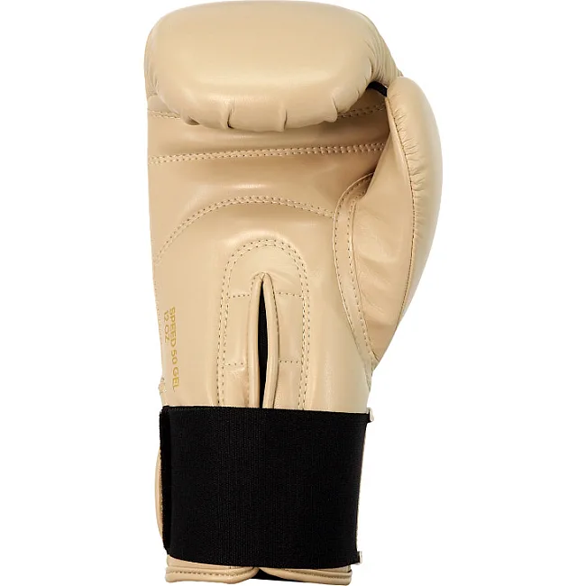 Рукавички для боксу Adidas "Speed 50" | бежевий/золото SBG50
