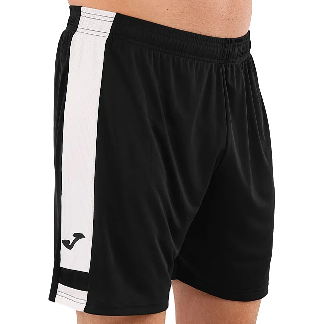 Футбольна форма комплект футболка та шорти JOMA LIDER 104285-102 4 (Чорний-білий)
