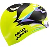 Шапочка для бассейна силиконовая юниорская MADWAVE Raccoon M057102 (Салатовый)