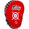Лапа боксерская изогнутая тренировочная кожа FAIRTEX BO-3362 (Желтый)