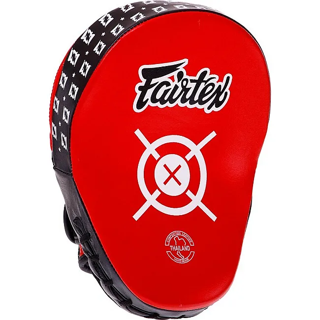 Лапа боксерская изогнутая тренировочная кожа FAIRTEX BO-3362 (Желтый)