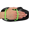 Лопатки для плавания ласты для рук MADWAVE
 GRABBER Forearm M074201 (Черный-зеленый)