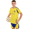 Детская футбольная форма с символикой футбольного AL NASSR домашняя 2025 SP-SPORT CO-4653