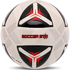 Футбольный мяч HYBRID SOCCER STAR FB-4471 №5 PU (Белый-красный)