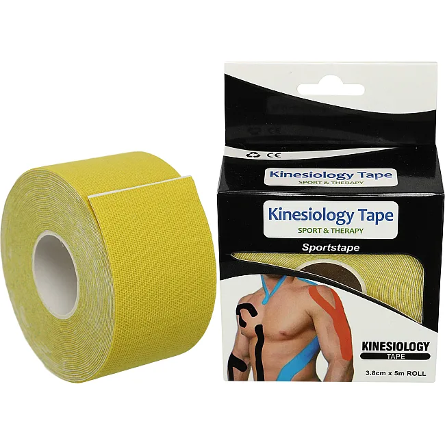 Кинезио тейп для лица и тела Kinesio tape SP-SPORT
 BC-1091-3_8
 3,8смх5м
