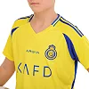 Детская футбольная форма с символикой футбольного AL NASSR домашняя 2025 SP-SPORT CO-4653