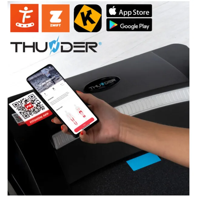 Беговая электрическая дорожка THUNDER ICON-D-BLACK