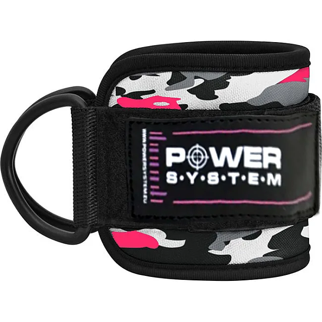 Манжеты на лодыжку POWER SYSTEM PS-3470 Camo Pink/Black
