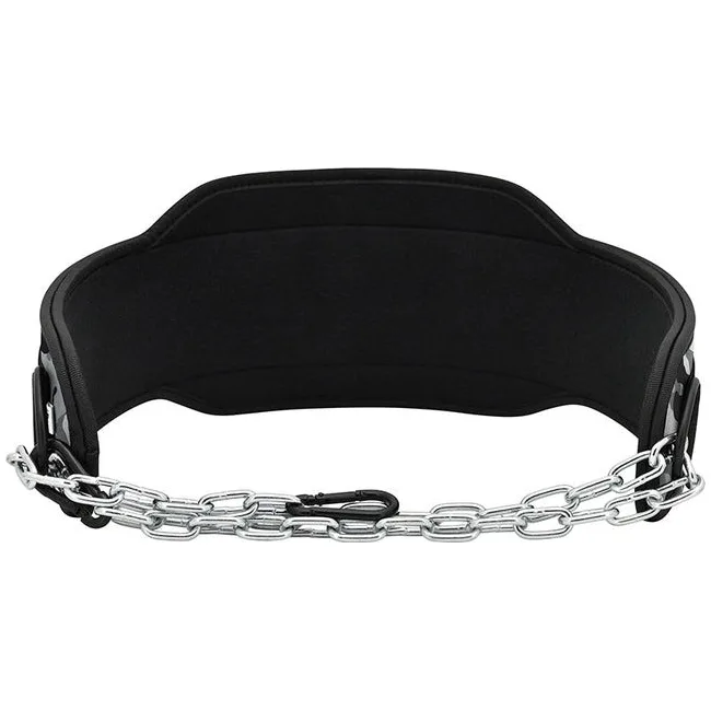Пояс для обременений с цепью RDX PRO DIPPING BELT 2 LAYER неопреновый Red