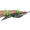 Лопатки для плавания ласты для рук MADWAVE
 GRABBER Forearm M074201 (Черный-зеленый)