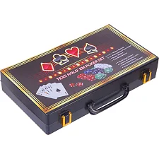 Набор для покера в пластиковом кейсе Texas Holdem Poker set SP-SPORT 200S-C 200 фишек