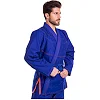 Кимоно для для бразильского джиу-джитсу BJJ синее куртка и штаны VELO
 VL-6651 140 см
-200см