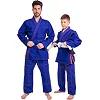 Кимоно для для бразильского джиу-джитсу BJJ синее куртка и штаны VELO VL-6651 140-200см