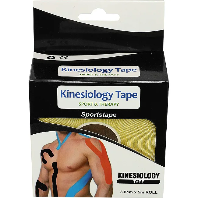 Кинезио тейп для лица и тела Kinesio tape SP-SPORT
 BC-1091-3_8
 3,8смх5м