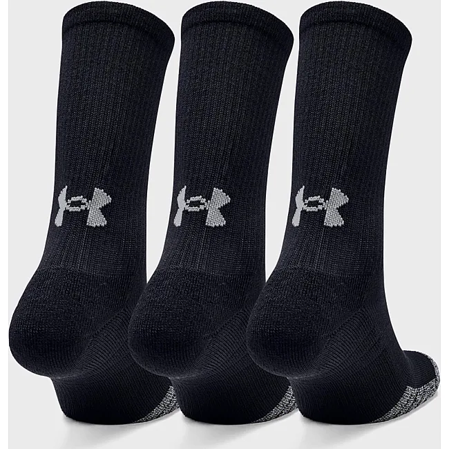 Шкарпетки UNDER ARMOUR Heatgear Crew 3pk чорний MD